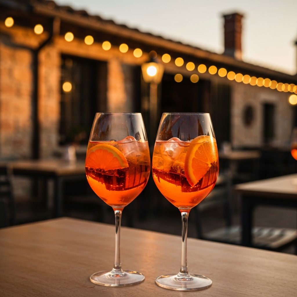 Aperol Spritz Cocktail